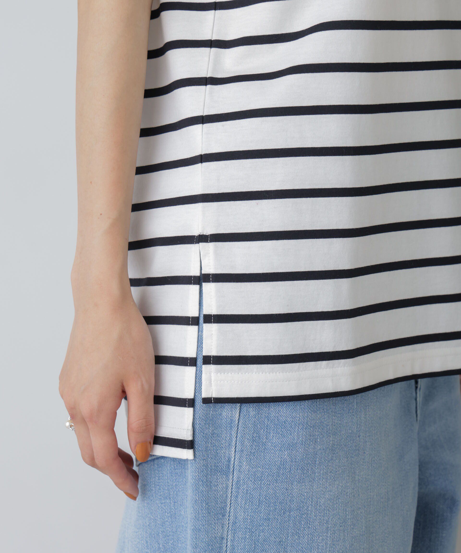 nano･universe「ホルターネックノースリーブプルオーバー」|Tシャツ・カットソー|