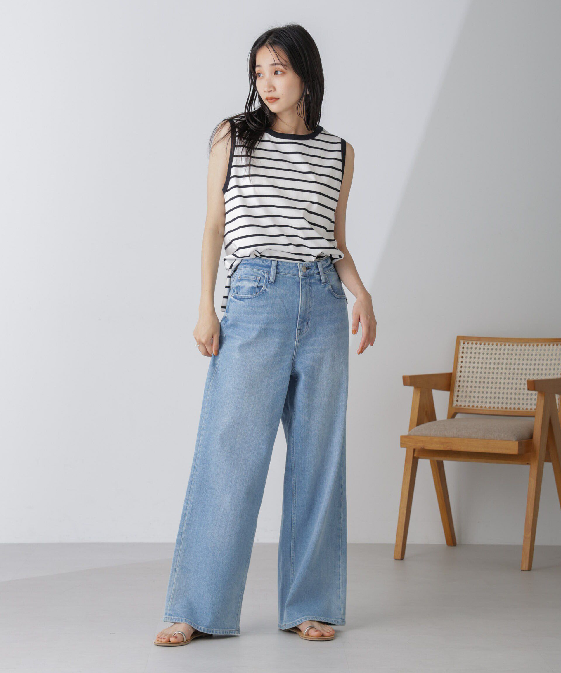 nano･universe「ホルターネックノースリーブプルオーバー」|Tシャツ・カットソー|