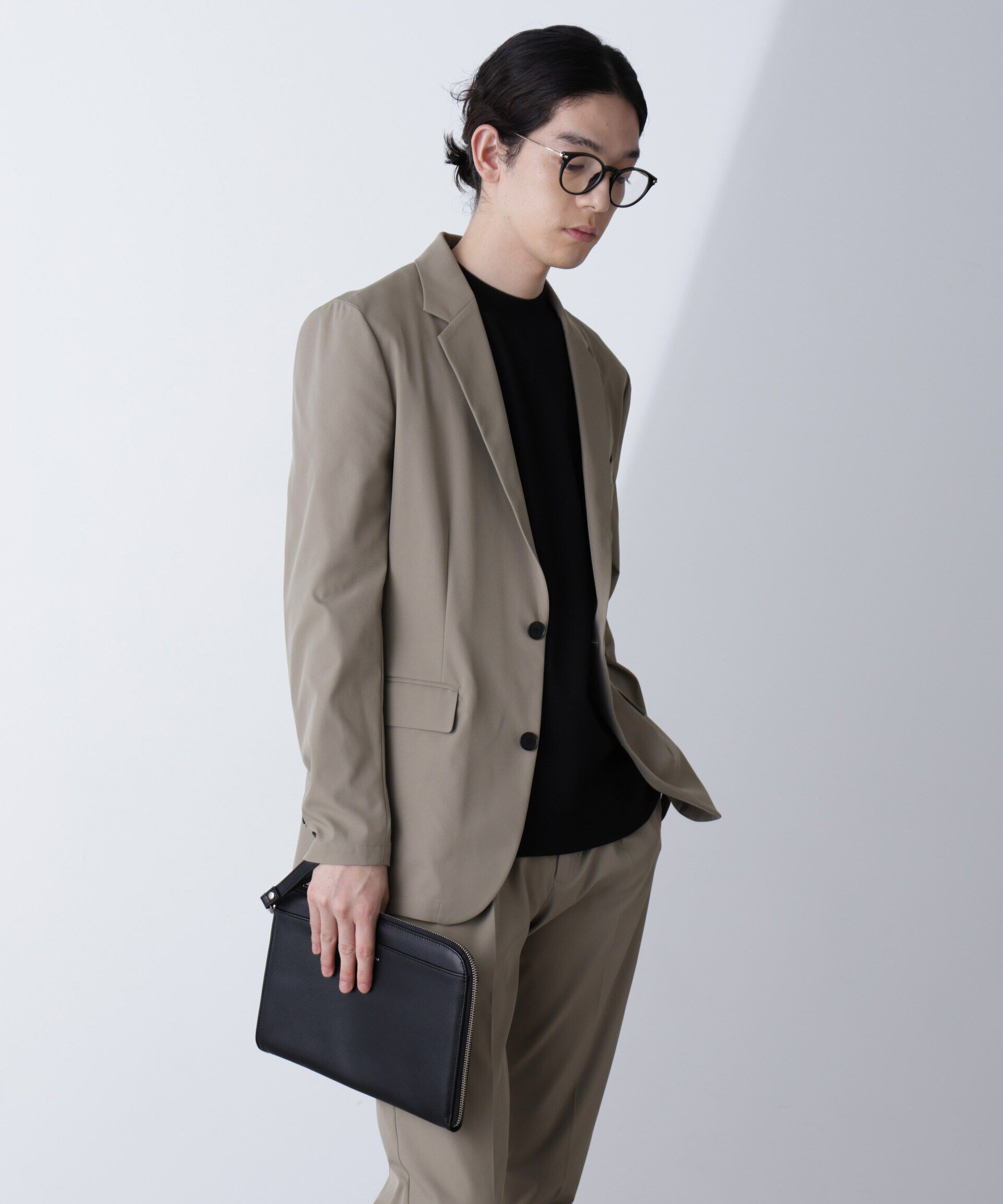 nano･universe「｢Damerino｣RE;NAPES(R) ツイルストレッチセットアップ 24AW」|スーツ|