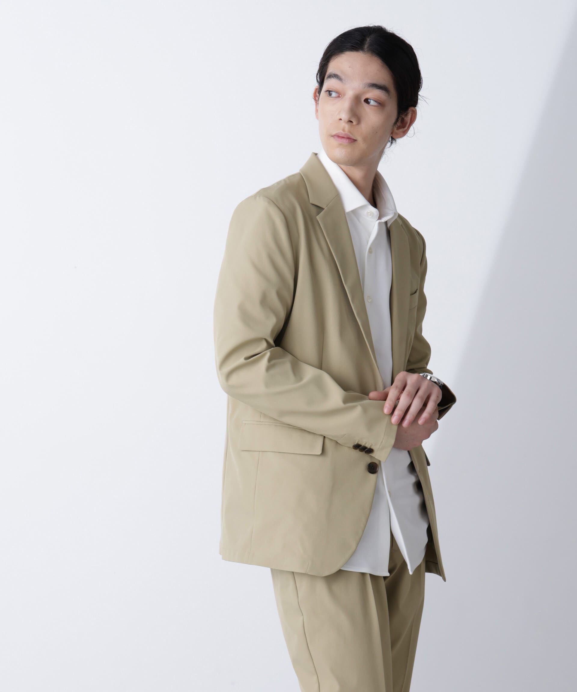 nano･universe「｢Damerino｣RE;NAPES(R) ツイルストレッチセットアップ 24AW」|スーツ|