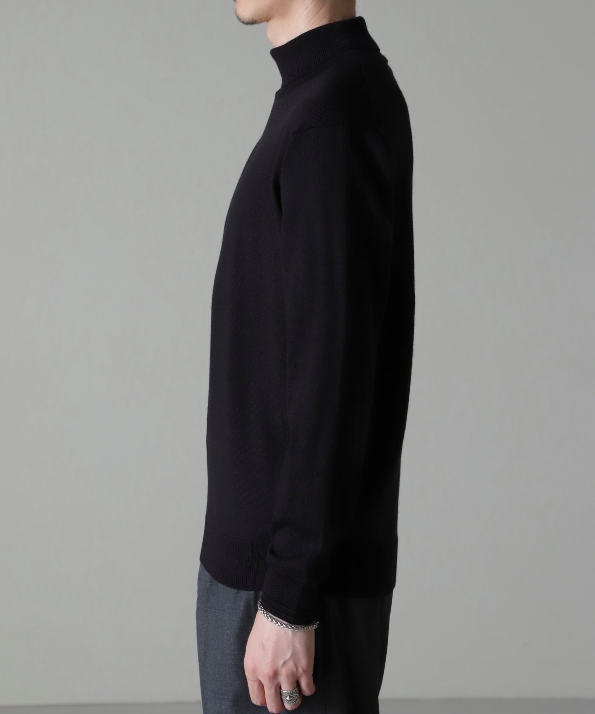 nano･universe「タスマニアミックスタートルニット」|ニット・セーター|