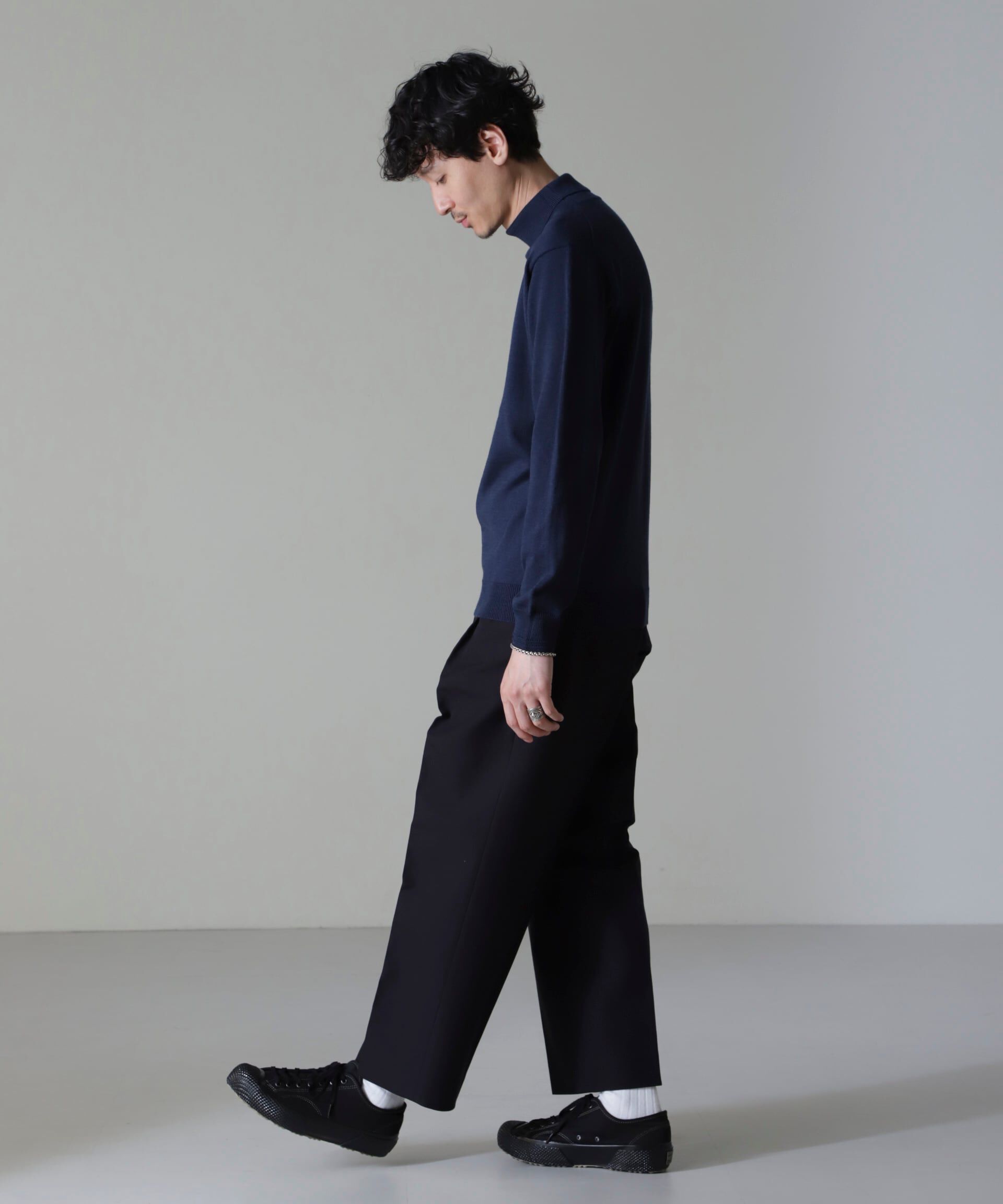 nano･universe「タスマニアミックスタートルニット」|ニット・セーター|