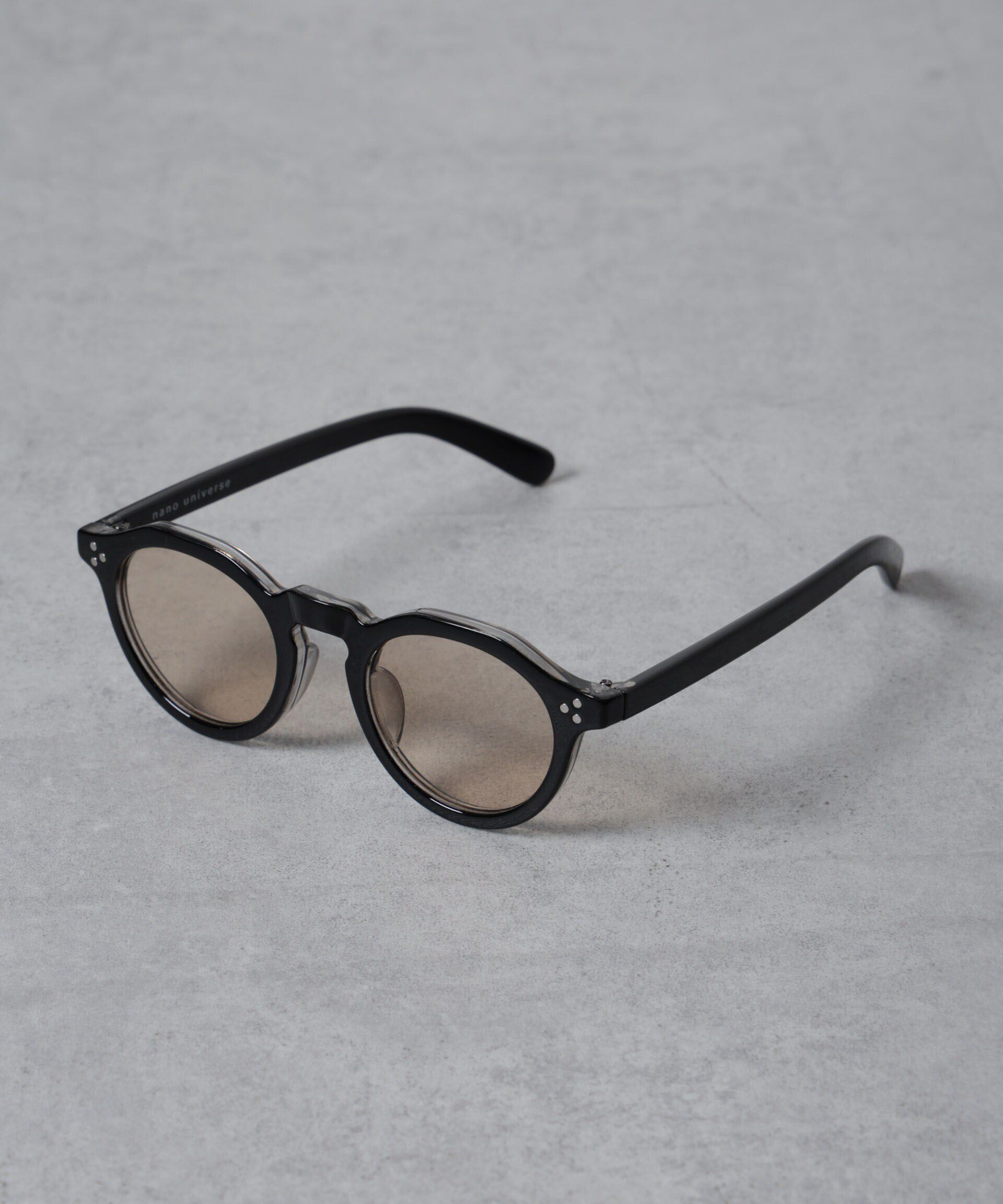 nano･universe「クラウンパント型スモークサングラス」|メガネ|