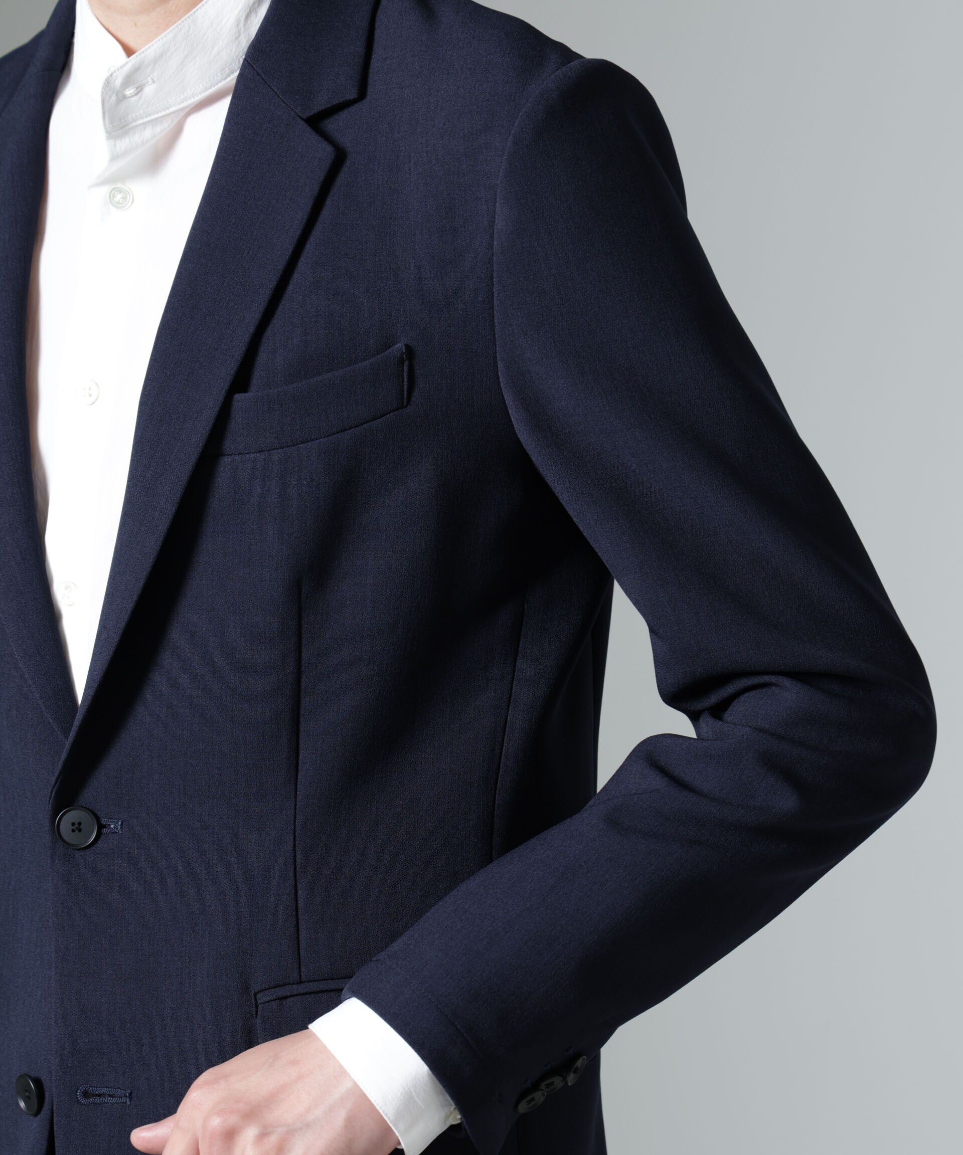 nano･universe「｢Damerino｣Reflax(R) ダブルクロスウェザーセットアップ」|スーツ|