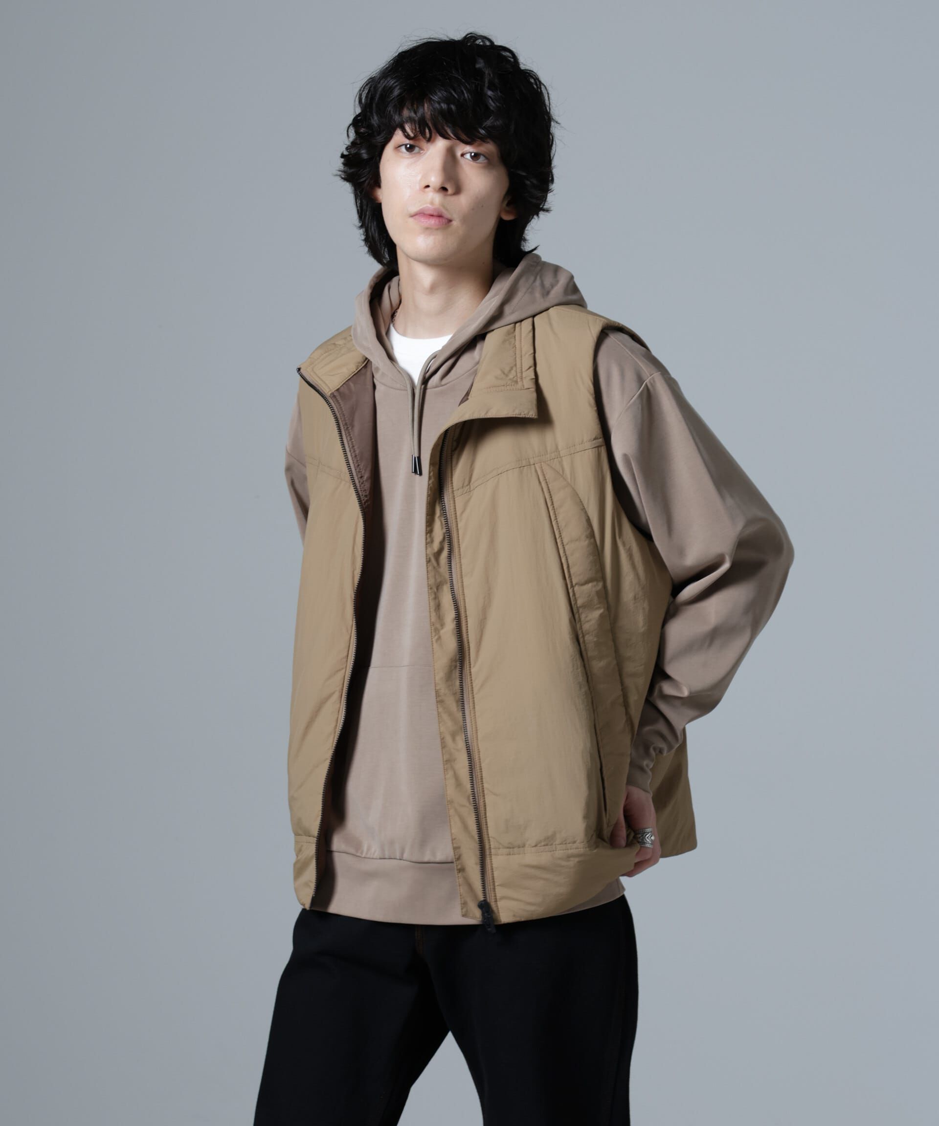 nano･universe「ライトパデッドベスト」|ダウンベスト・ベスト|