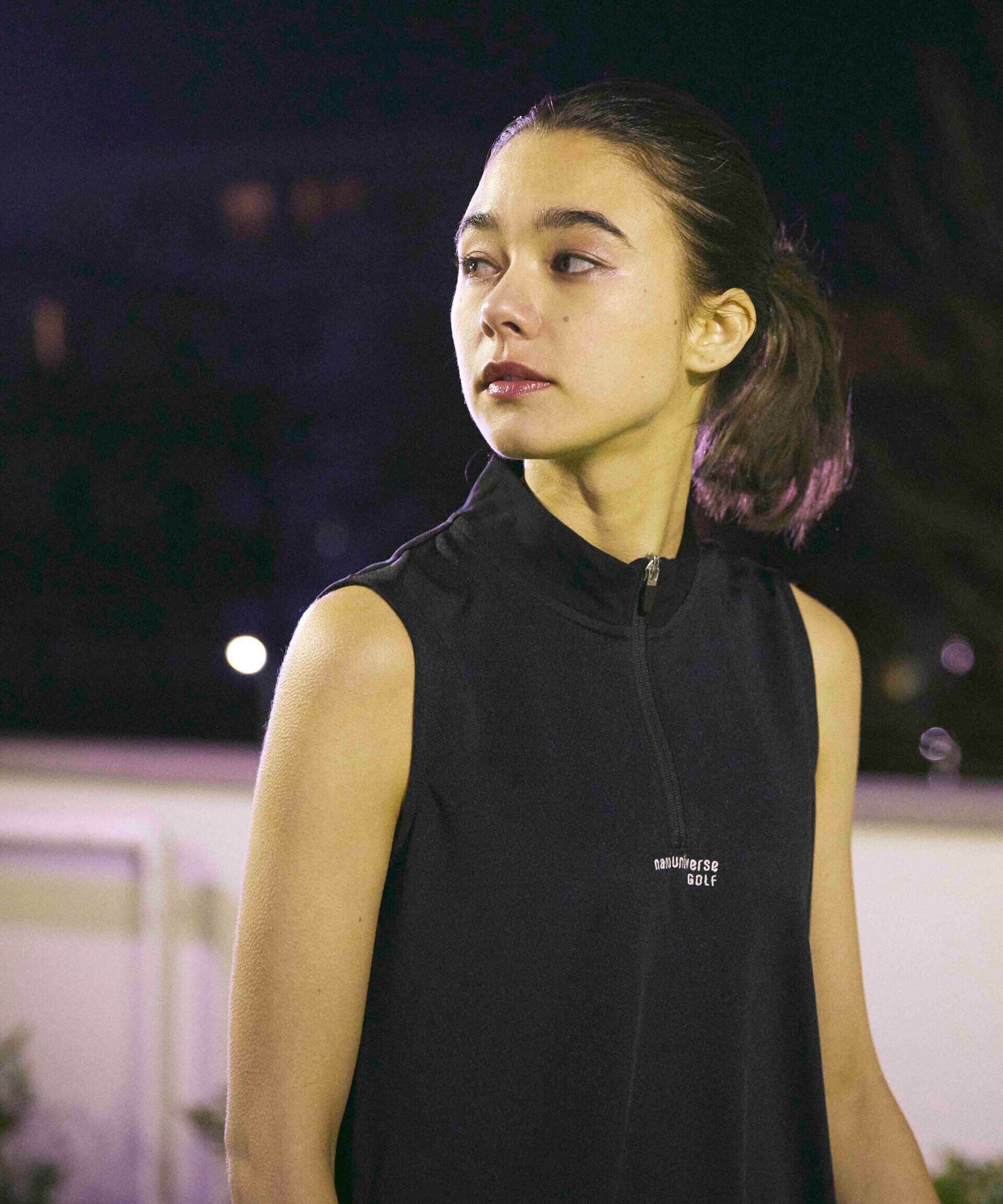 nano･universe「nano universe GOLF/ハーフジップワンピース」|ワンピース|