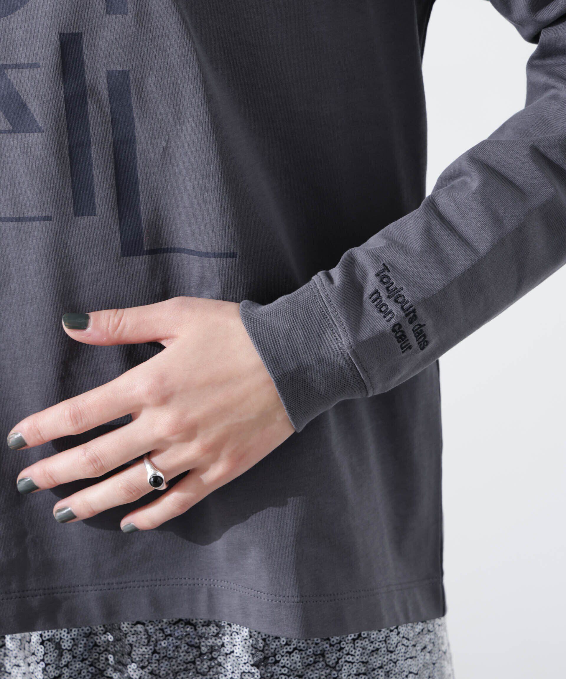 nano･universe「プリントロゴロンT」|Tシャツ・カットソー|