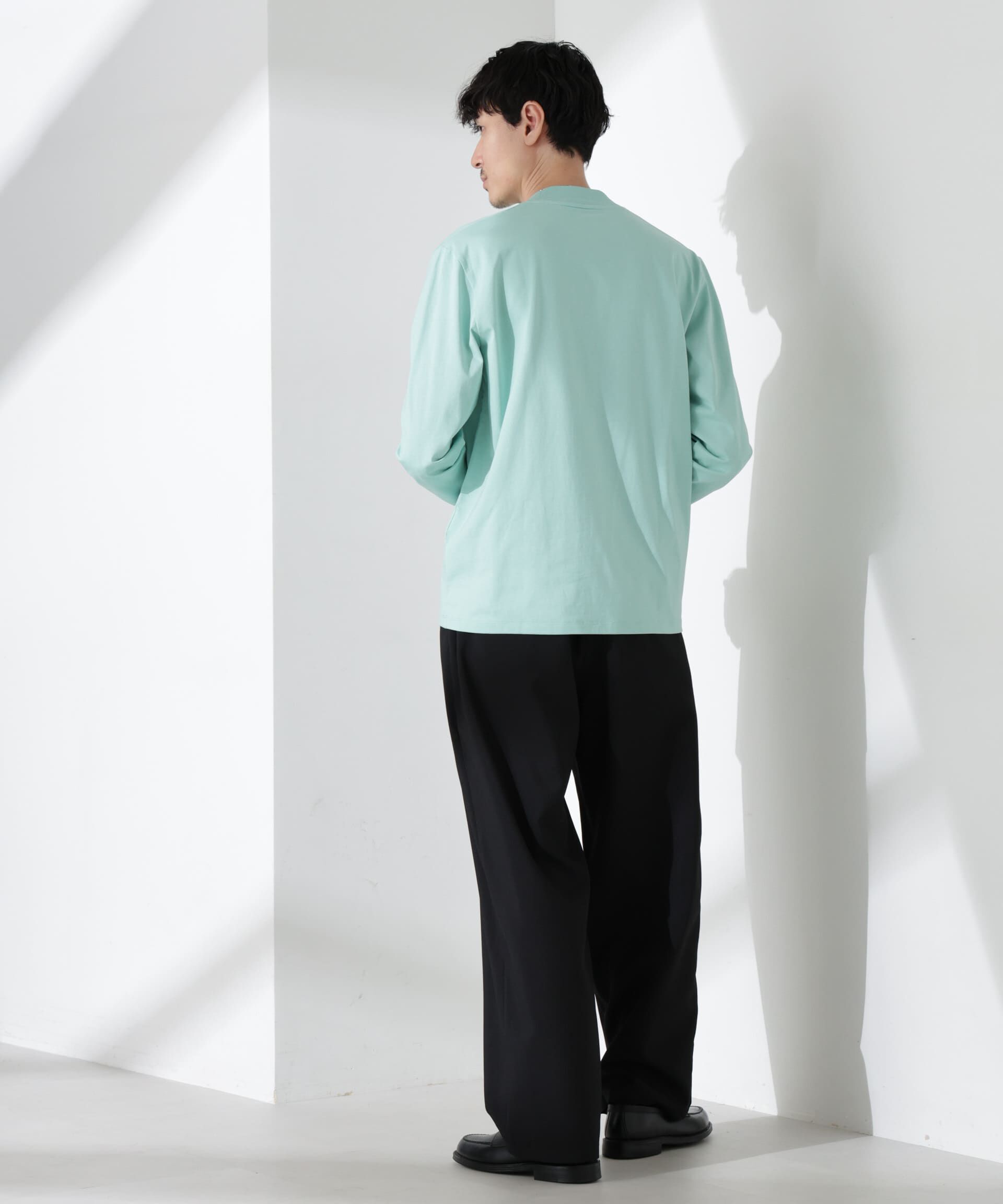 nano･universe「ジャケT(R) クルーネック 長袖」|Tシャツ・カットソー|