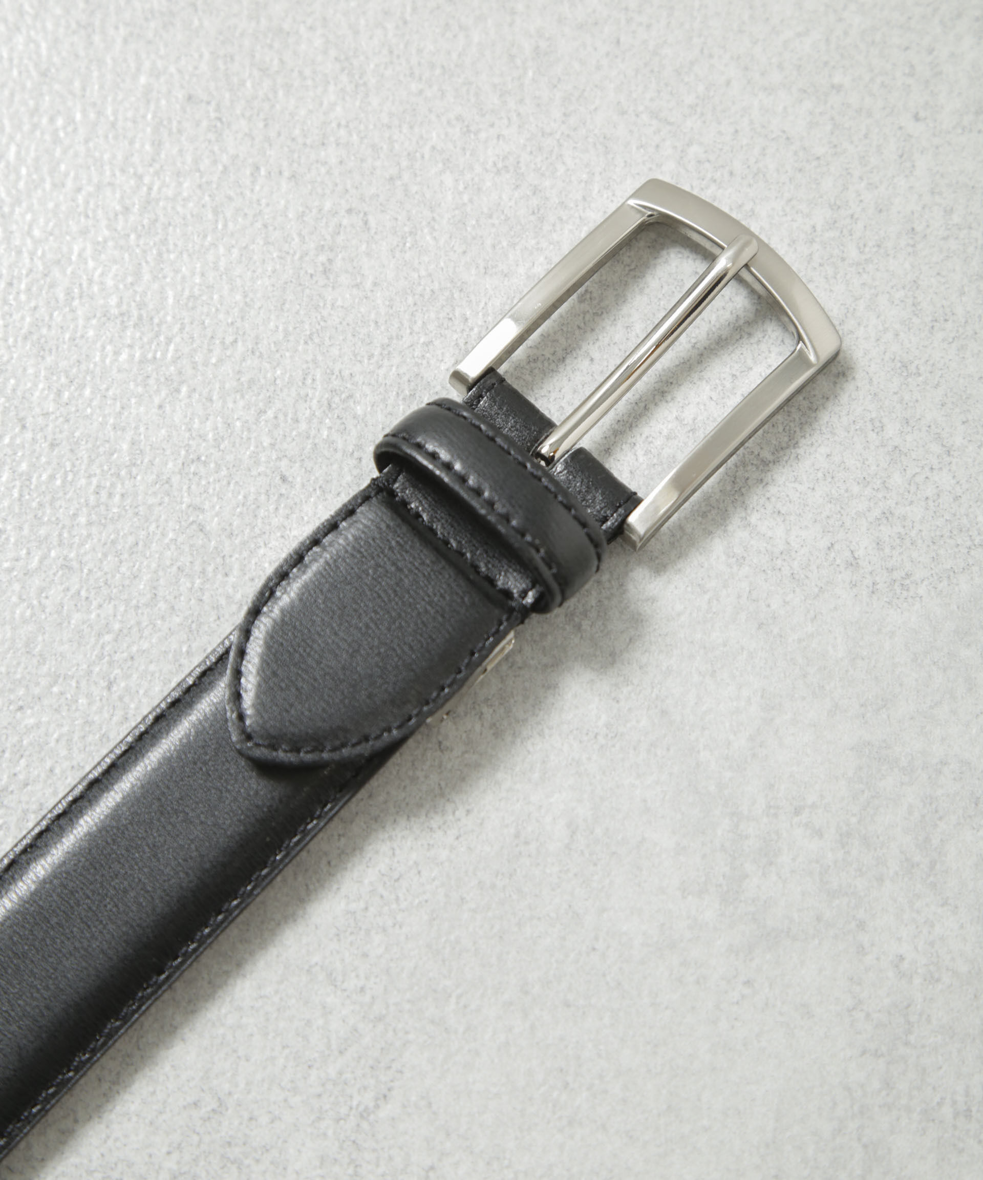 nano･universe「日本製 水シボスプリットレザーベルト」|ベルト|