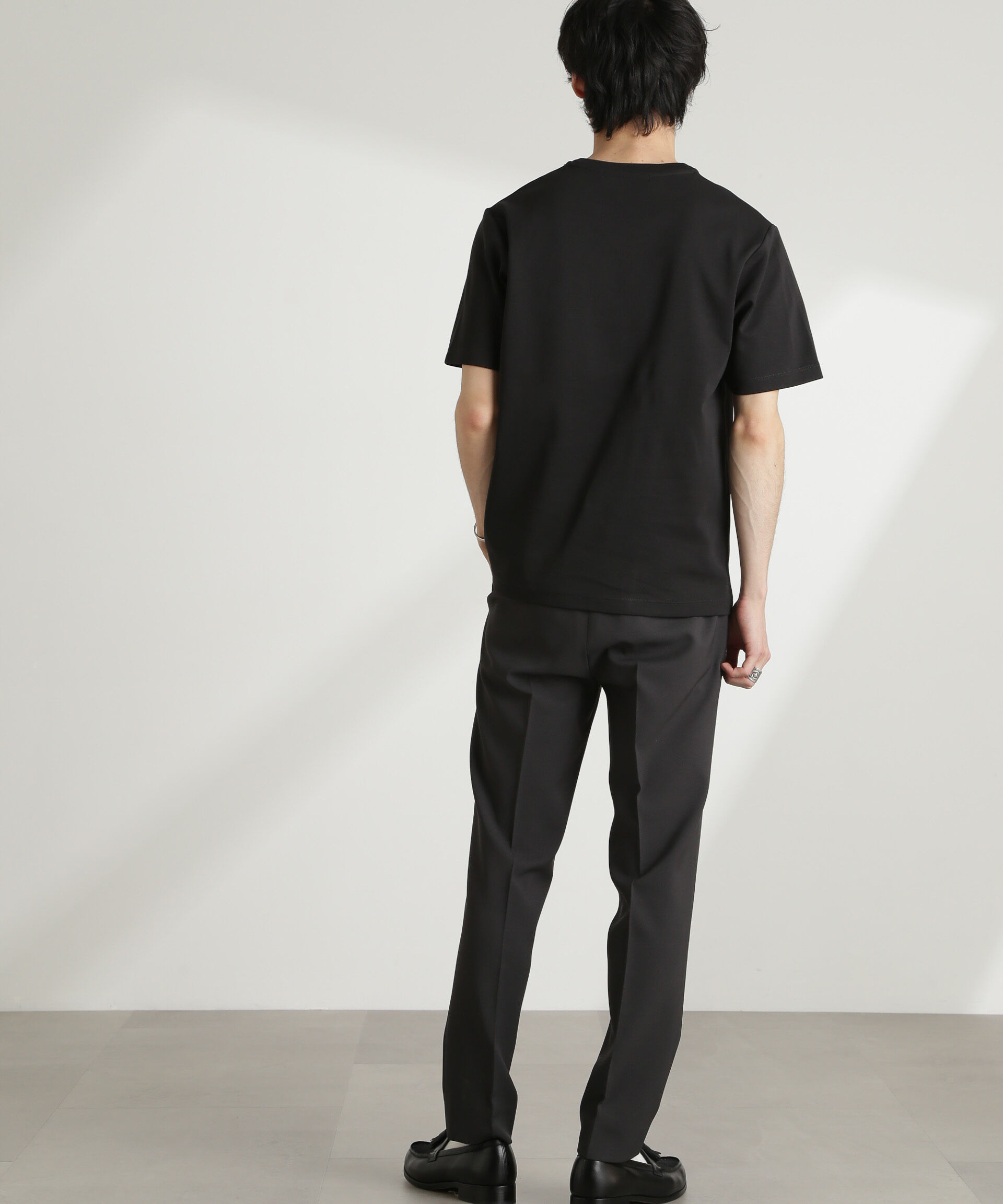 nano･universe「ダブルスムースVネックTシャツ 半袖」|Tシャツ・カットソー|