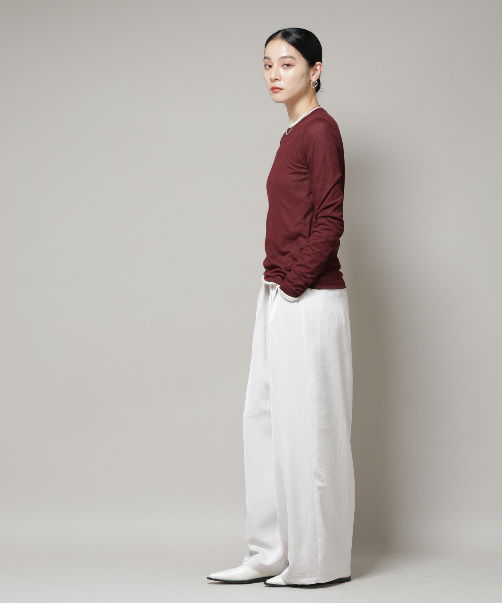 nano･universe「シアーテレコ＆天竺ロンTeeセット」|Tシャツ・カットソー|