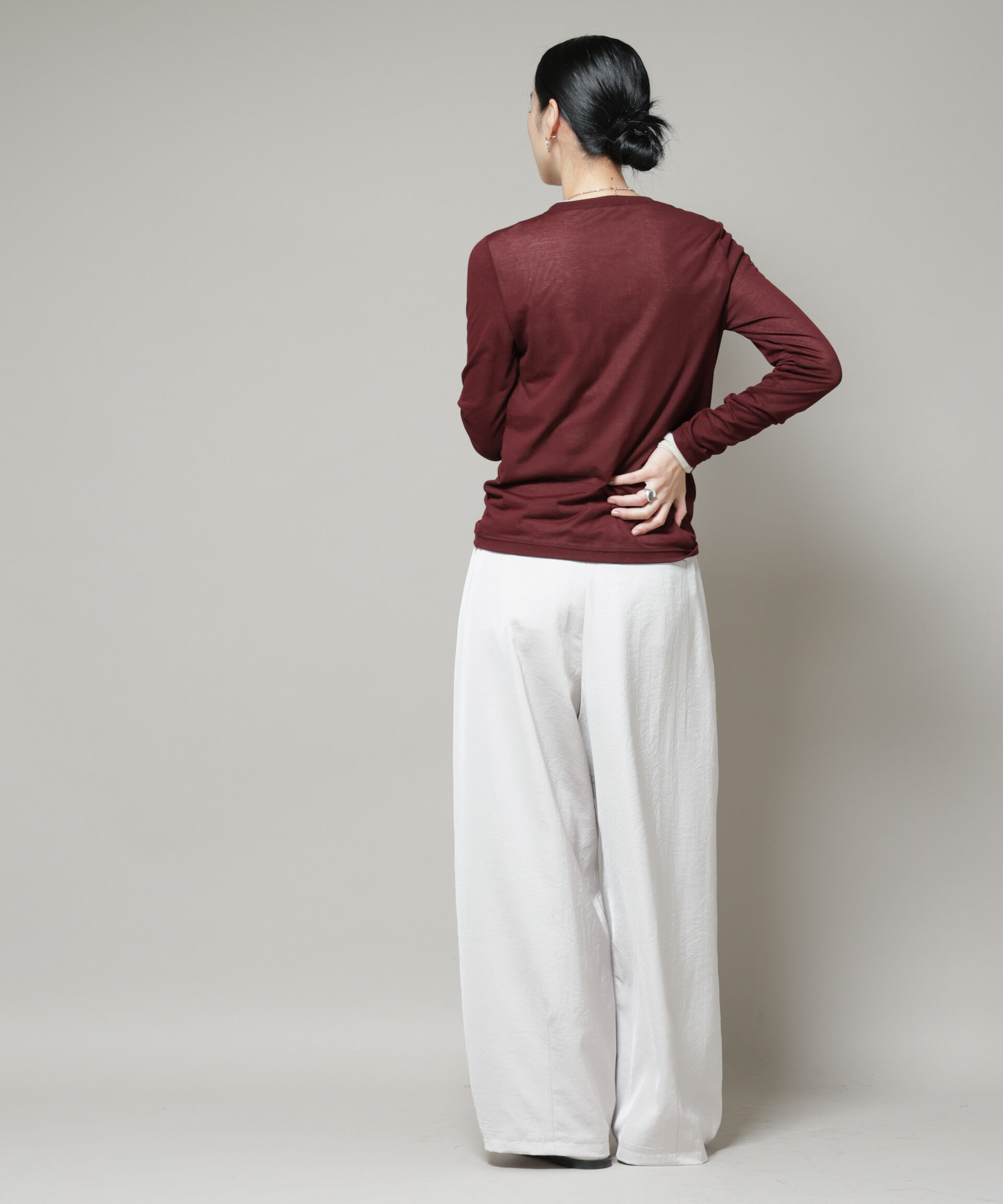 nano･universe「シアーテレコ＆天竺ロンTeeセット」|Tシャツ・カットソー|