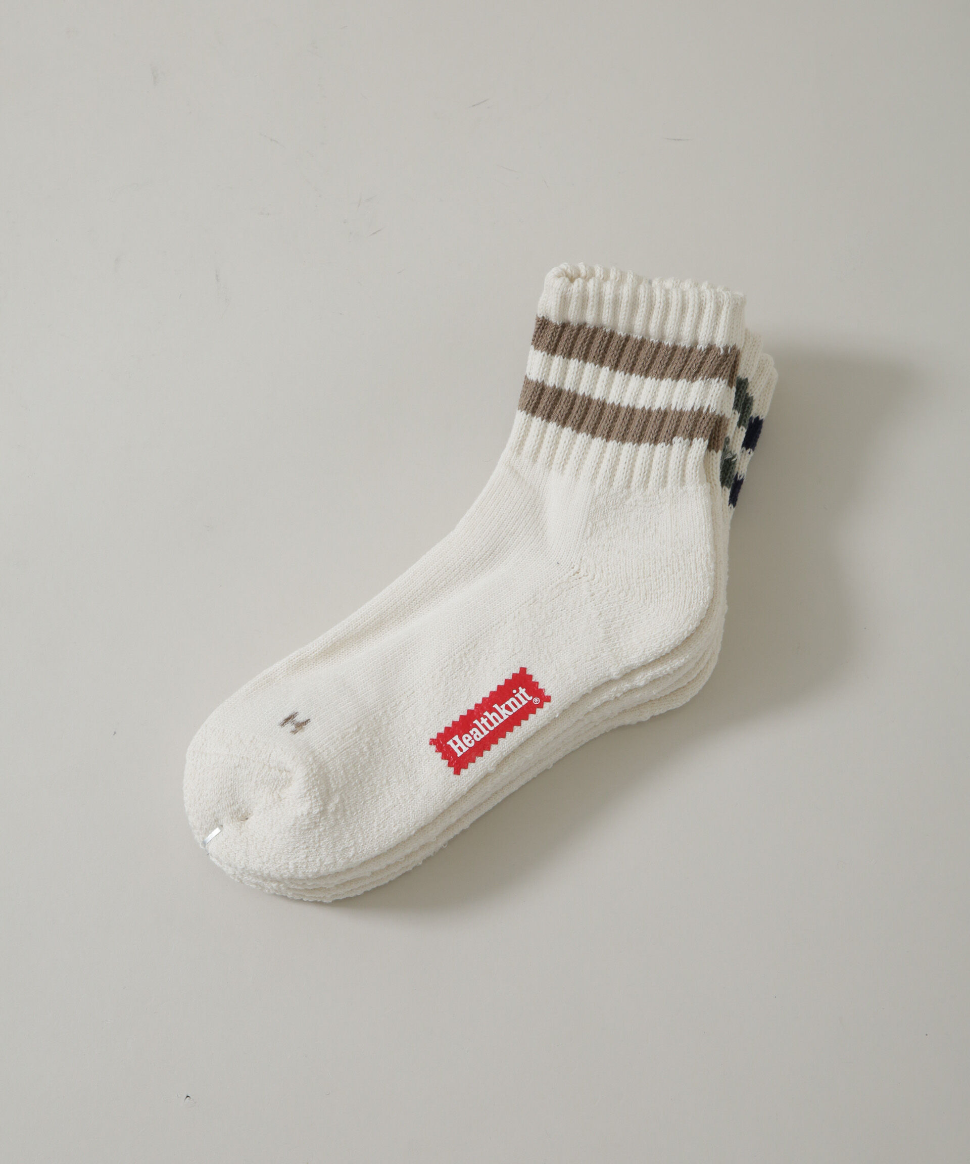 nano･universe「Healthknit/シンカー2本ライン ソックス 3足SET」|ソックス|