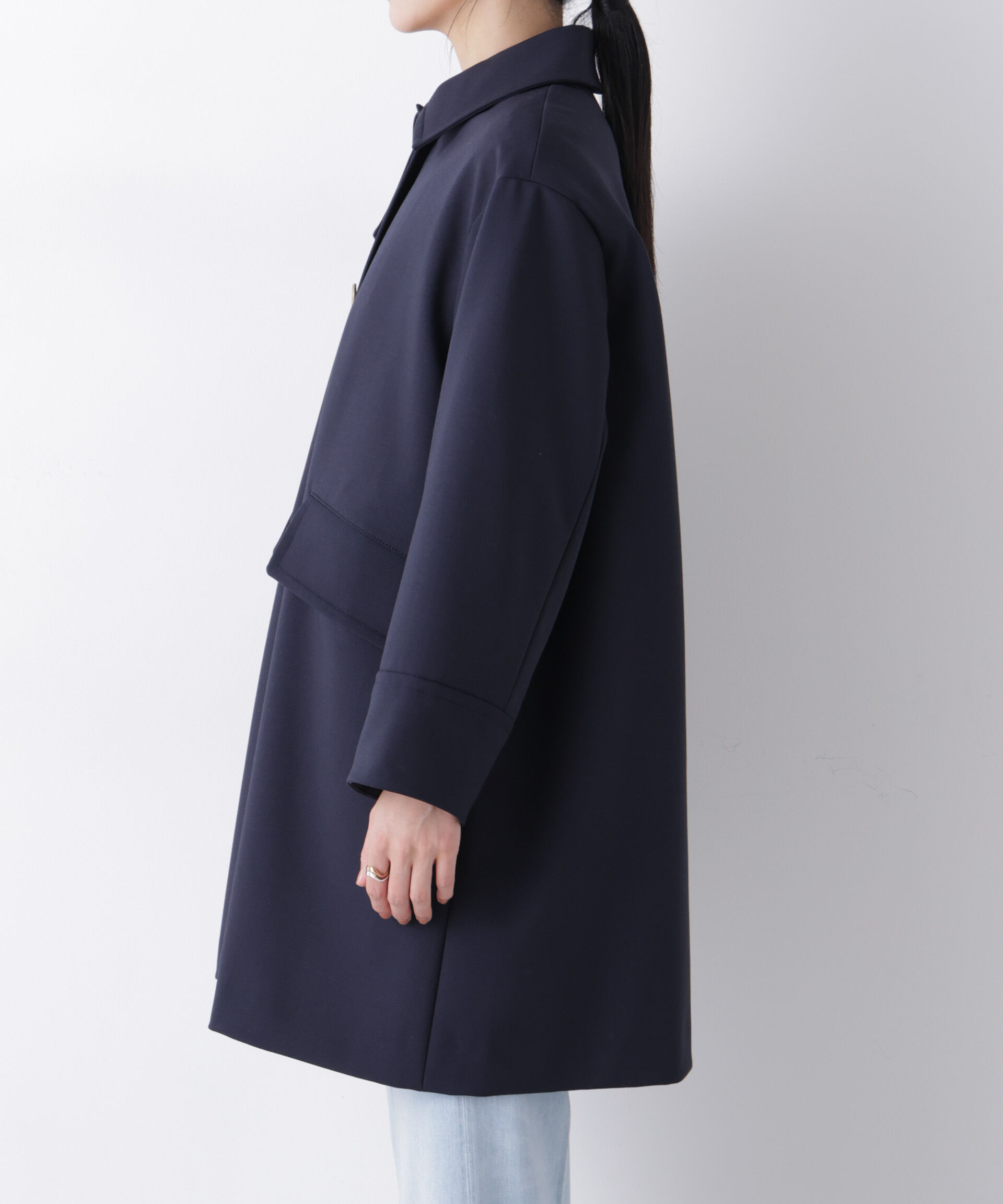 nano･universe「ボンディングステンカラーコート」|その他|