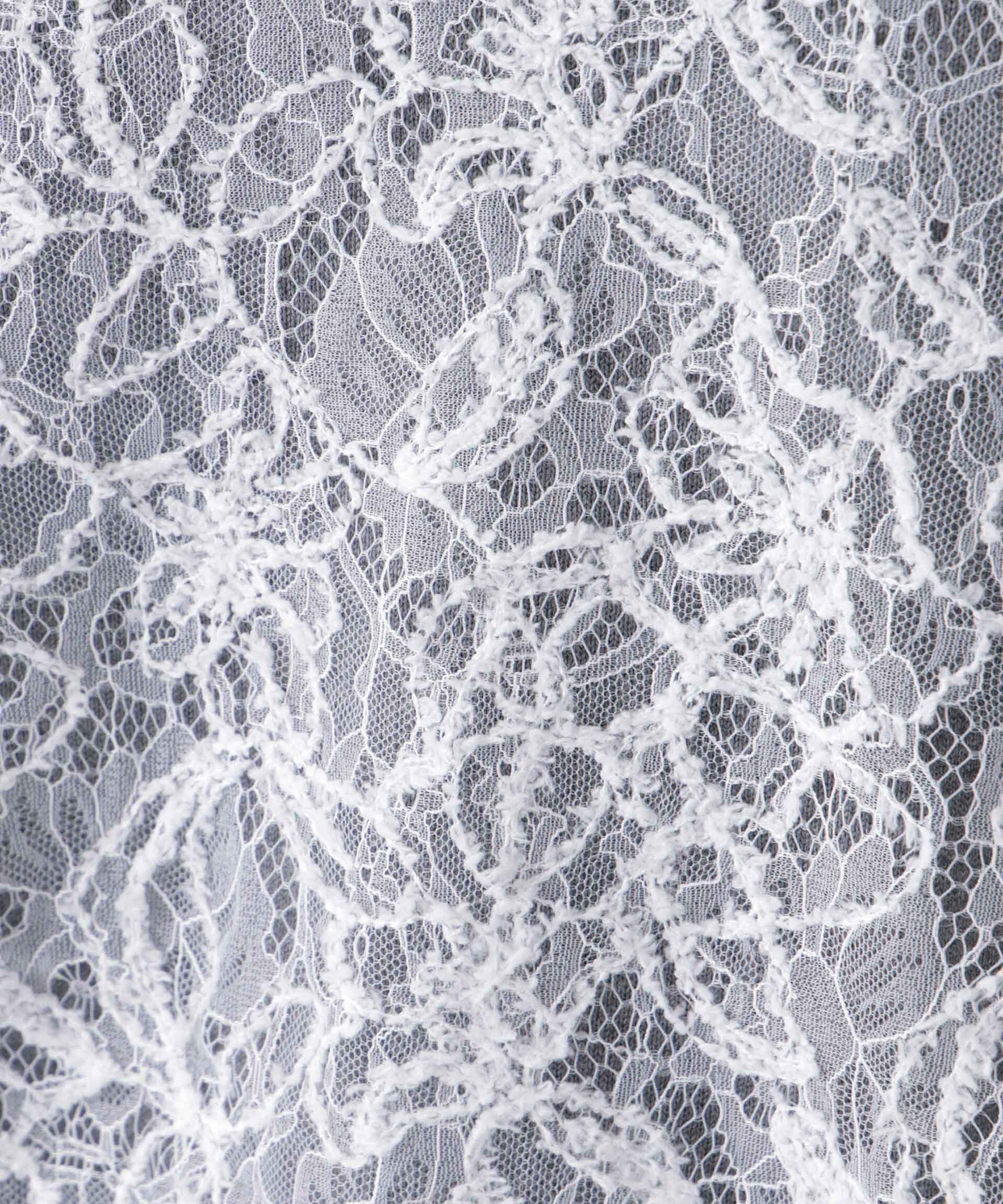 nano･universe「レースレイヤードニットプルオーバー」|ニット・セーター|