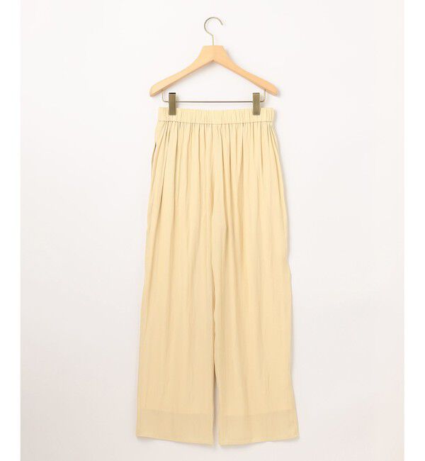 組曲「【洗える】ギャザーライトデシン パンツ ロング丈」|その他|