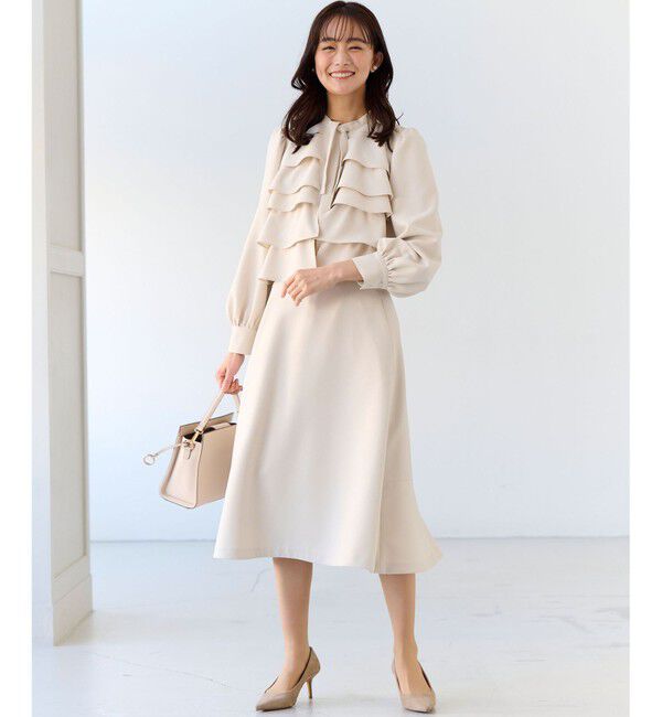 組曲「【KUMIKYOKU NAVY】コンフォータブルドレープ フレアスカート」|スカート|