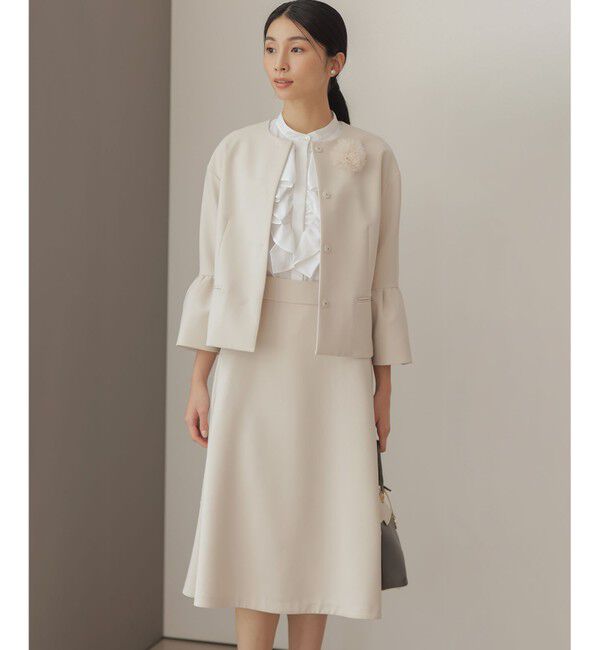 組曲「【KUMIKYOKU NAVY】コンフォータブルドレープ フレアスカート」|スカート|