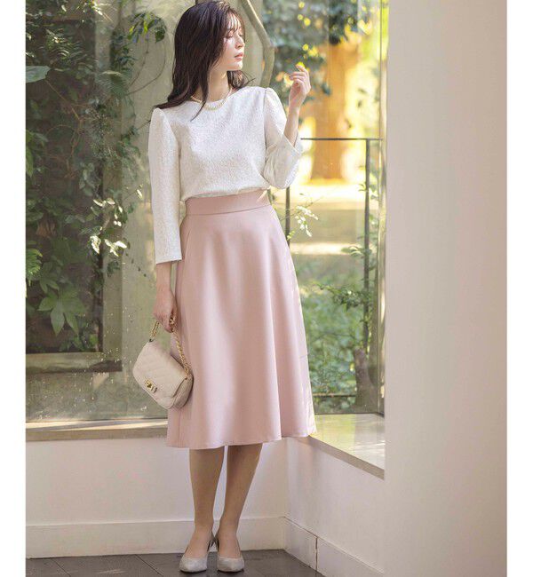 組曲「【KUMIKYOKU NAVY】コンフォータブルドレープ フレアスカート」|スカート|