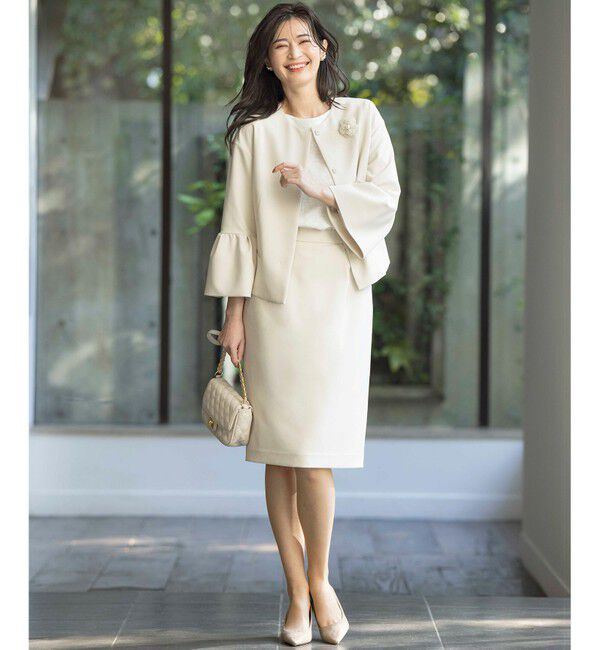 組曲「【KUMIKYOKU NAVY】コンフォータブルドレープ コクーンスカート」|スカート|