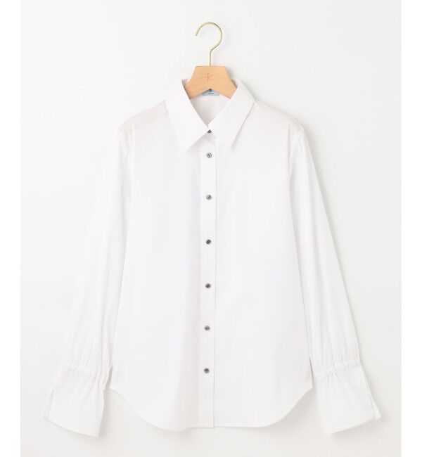 組曲「コンパクトシャーティング フレア袖シャツ」|シャツ・ブラウス|