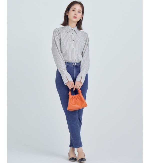 組曲「コンパクトシャーティング フレア袖シャツ」|シャツ・ブラウス|