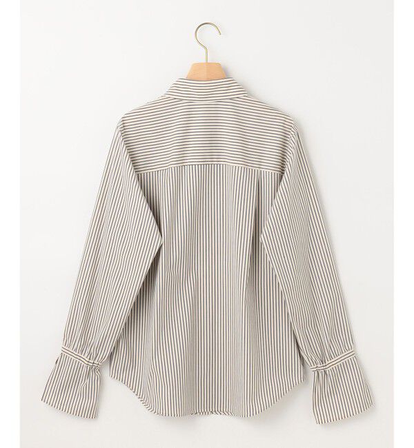 組曲「コンパクトシャーティング フレア袖シャツ」|シャツ・ブラウス|