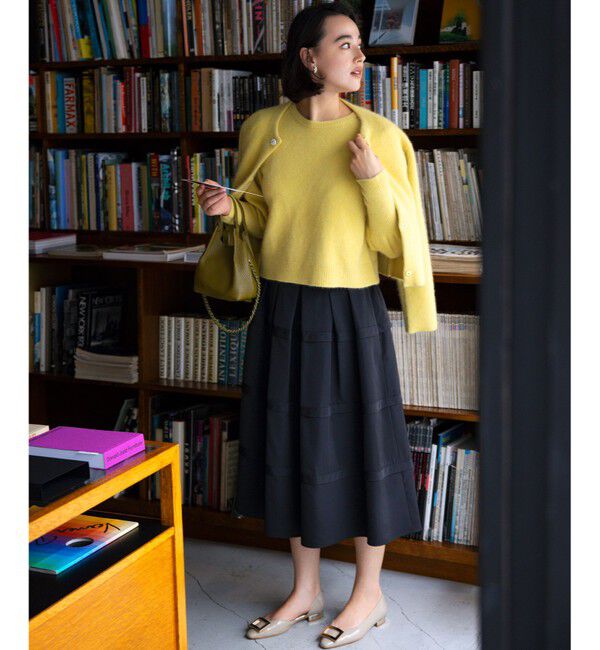 組曲「【WEB限定】フラッフィーファー パフスリーブニット」|ニット・セーター|