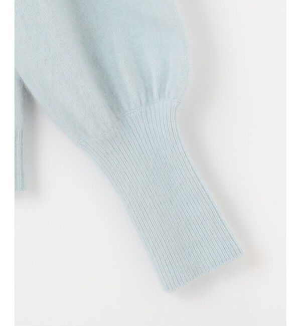 組曲「【WEB限定】フラッフィーファー パフスリーブニット」|ニット・セーター|