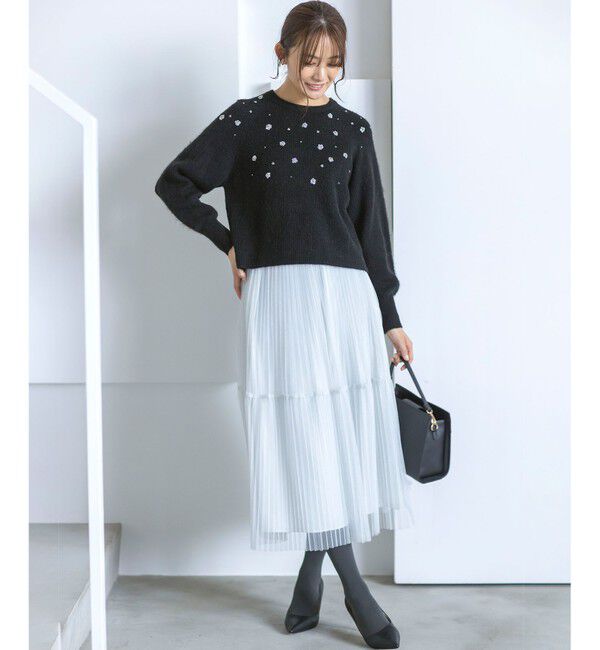 組曲「ラメチュールプリーツ スカート」|スカート|