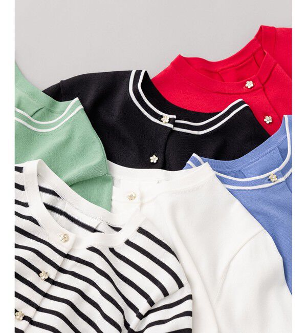 組曲「フラワーメタル ニット カーディガン」|カーディガン|