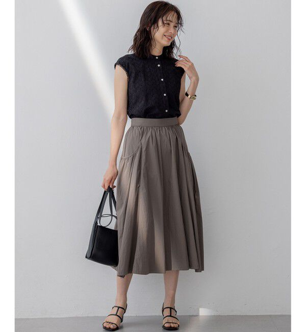 組曲「エンブロイダリーレースノースリーブ ブラウス」|シャツ・ブラウス|