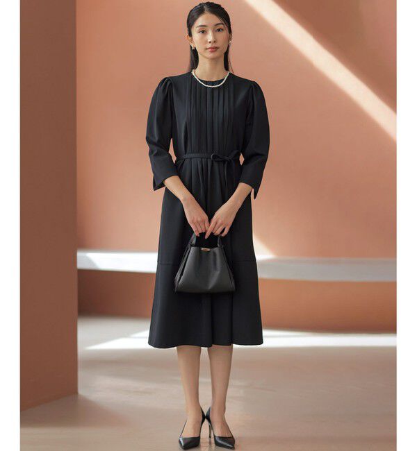 組曲「【KUMIKYOKU NAVY】フロントタックドレス」|ワンピース|