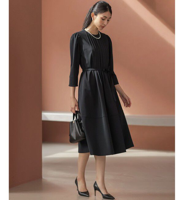 組曲「【KUMIKYOKU NAVY】フロントタックドレス」|ワンピース|