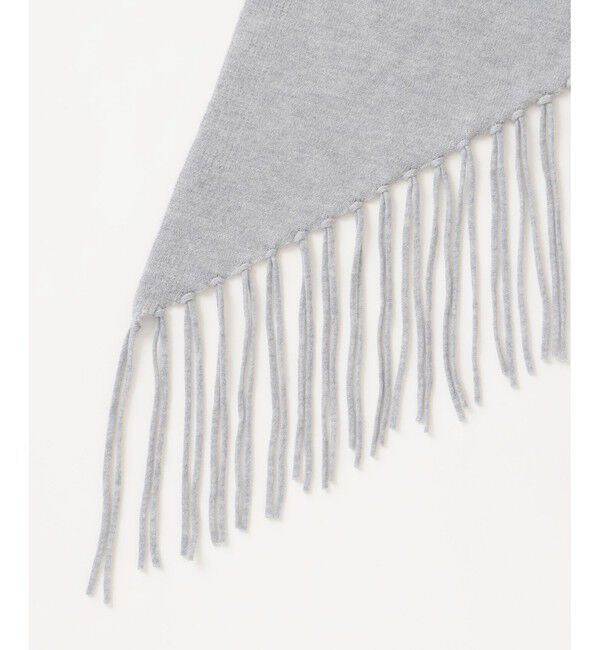 自由区「【洗える】ソフトウールハイゲージ フリンジストール」|ストール|