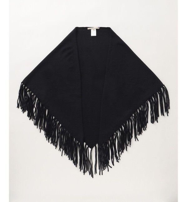 自由区「【洗える】ソフトウールハイゲージ フリンジストール」|ストール|