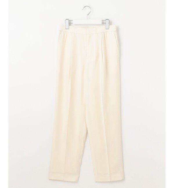 自由区「【XSサイズ～/洗える/セット着用可】キュプラリネンシャンタン イージーテーパードパンツ」|その他|