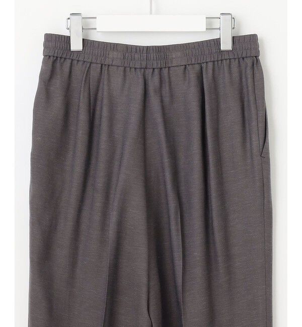 自由区「【XSサイズ～/洗える/セット着用可】キュプラリネンシャンタン イージーテーパードパンツ」|その他|