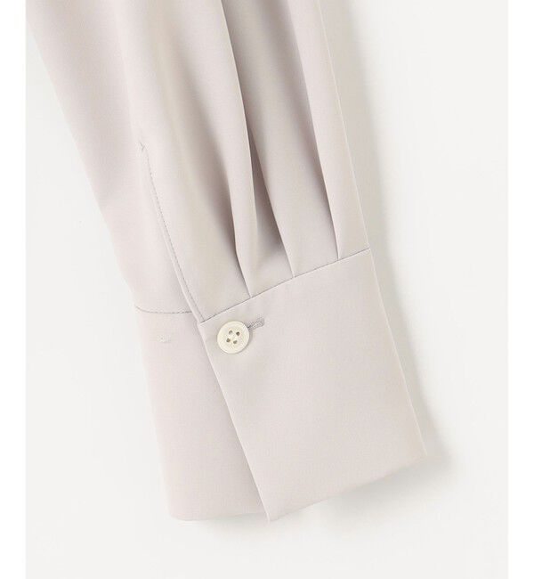 自由区「【洗える】ライトサテン ブラウス」|シャツ・ブラウス|