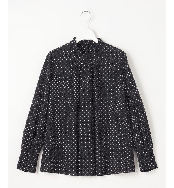 自由区「【洗える】ライトサテン ブラウス」|シャツ・ブラウス|