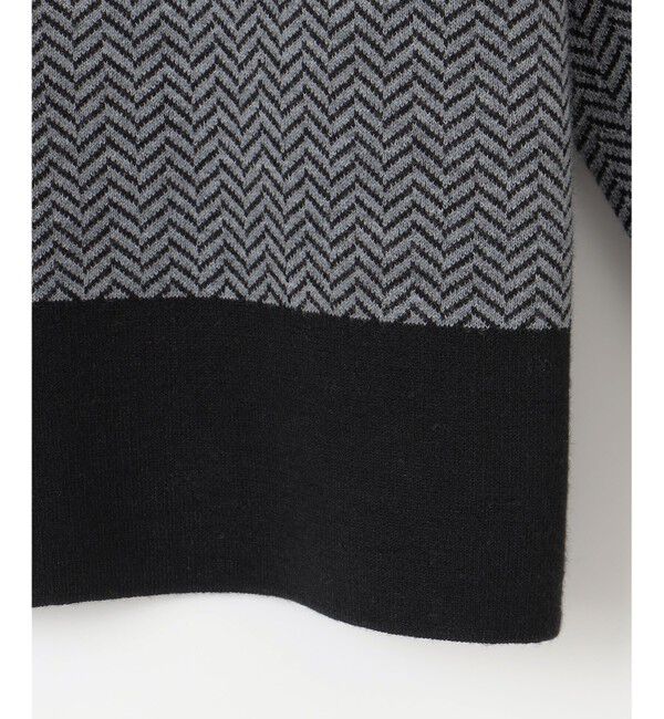 自由区「【WEB限定・マルチウェイ・洗える】ヘリンボーン柄リバーシブルニット セットアップ」|スーツ|