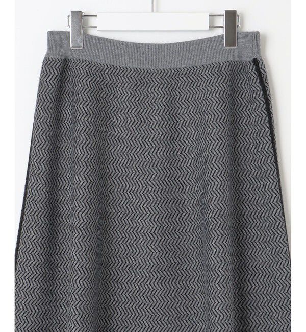 自由区「【WEB限定・マルチウェイ・洗える】ヘリンボーン柄リバーシブルニット セットアップ」|スーツ|