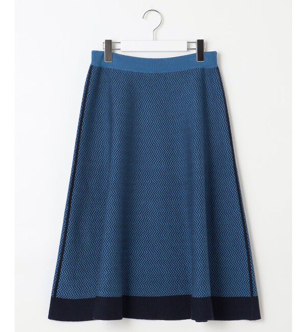 自由区「【WEB限定・マルチウェイ・洗える】ヘリンボーン柄リバーシブルニット セットアップ」|スーツ|