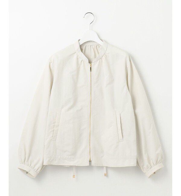 自由区「【撥水加工・UVケア・洗える】ライトグログラン ブルゾン」|ブルゾン・スタジャン|