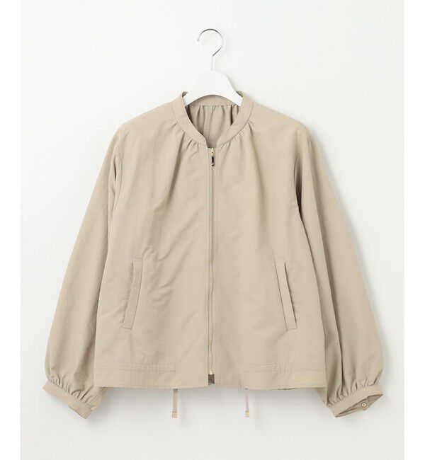 自由区「【撥水加工・UVケア・洗える】ライトグログラン ブルゾン」|ブルゾン・スタジャン|