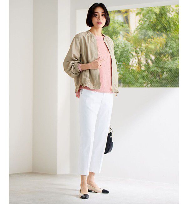 自由区「【撥水加工・UVケア・洗える】ライトグログラン ブルゾン」|ブルゾン・スタジャン|