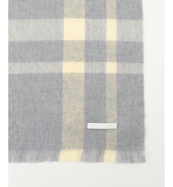 自由区「カシミヤビッグチェック ストール」|ストール|