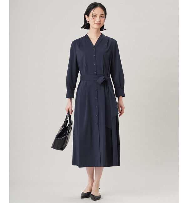 自由区「【接触冷感・UVカット・吸水速乾・洗える】ドライタッチファンクショナル ワンピース」|ワンピース|