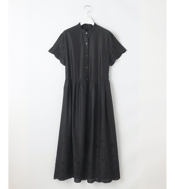 自由区「【カタログ掲載・接触冷感・洗える】エンブロイダリーローンシャツ ワンピース」|ワンピース|