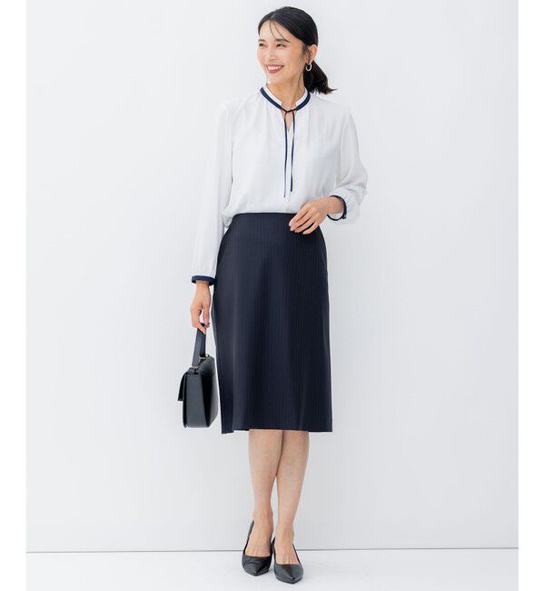 23区「ファインネスウール タイト スカート」|スカート|